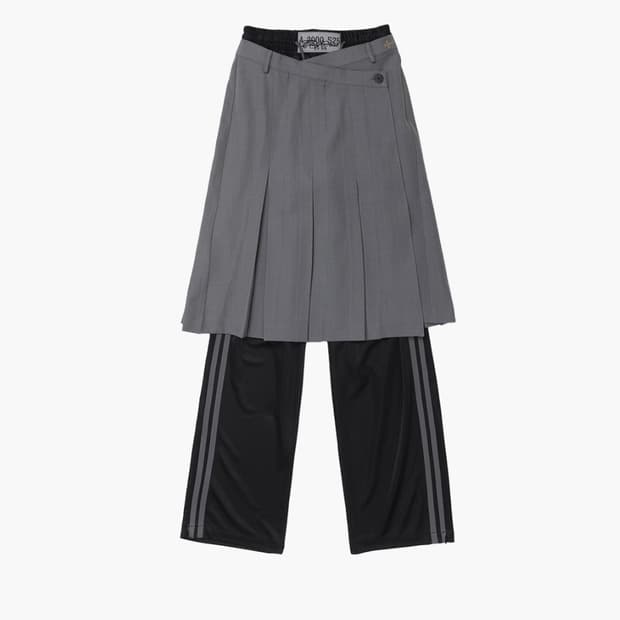 2000ARCHIVES DEPP SKIRT PANTS (CHARCOAL+