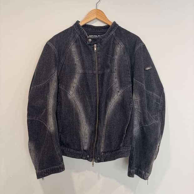 GRAILZ 24ss spray biker jacket