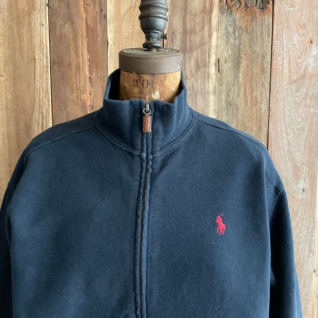 폴로 랄프로렌 하이넥 집업 져지