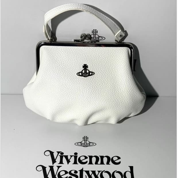 비비안웨스트우드 아카이브 은장 orb 투웨이 핸드 체인 크로스백