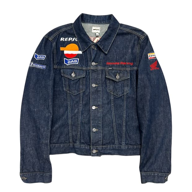 GAS 가스 혼다 레이싱 데님자켓(XL)