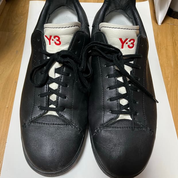 Y-3 요지코트 로우탑 스니커즈 블랙 와이쓰리 요지 야마마토