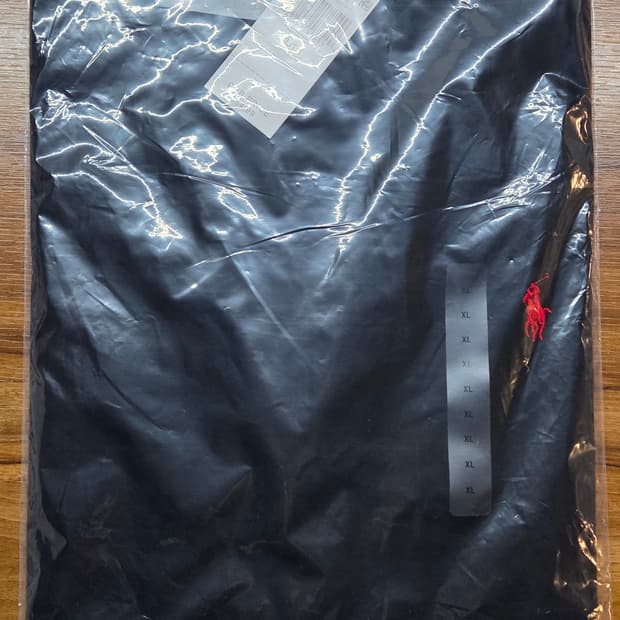 (새상품/정품)폴로 랄프로렌 기본 반팔티 블랙 XL