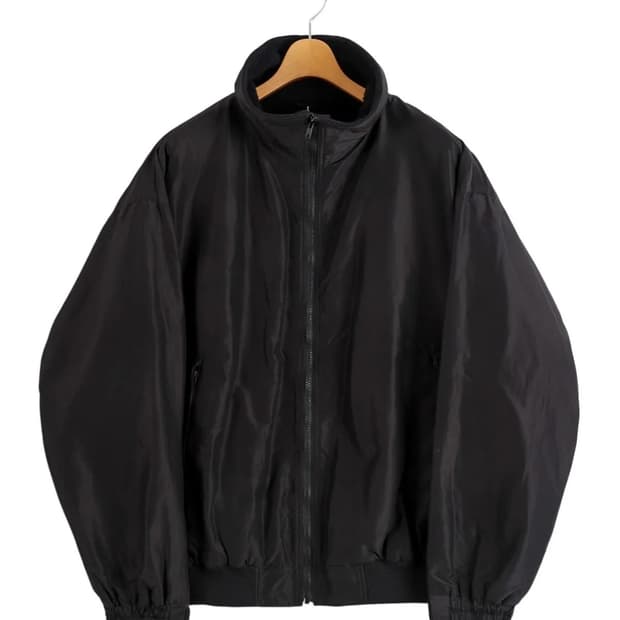 코모리 코튼 실크 트랙 자켓