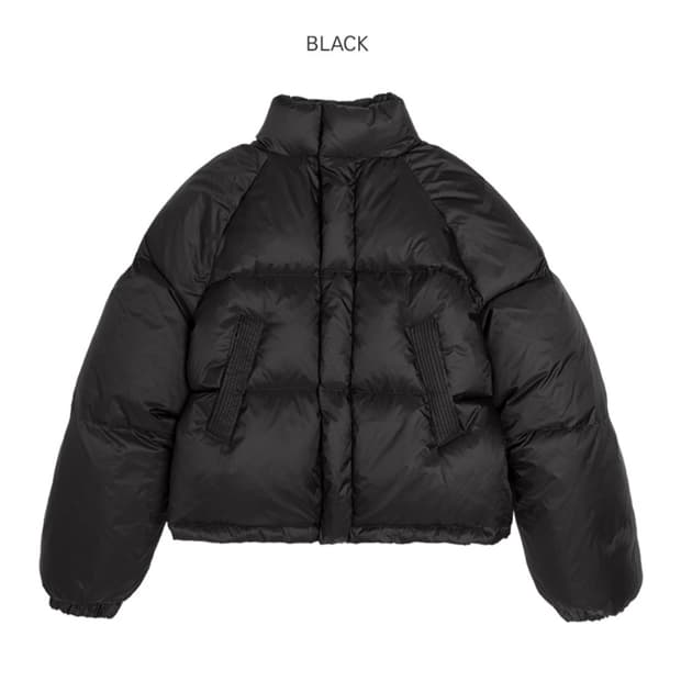 시야쥬 블랙 패딩