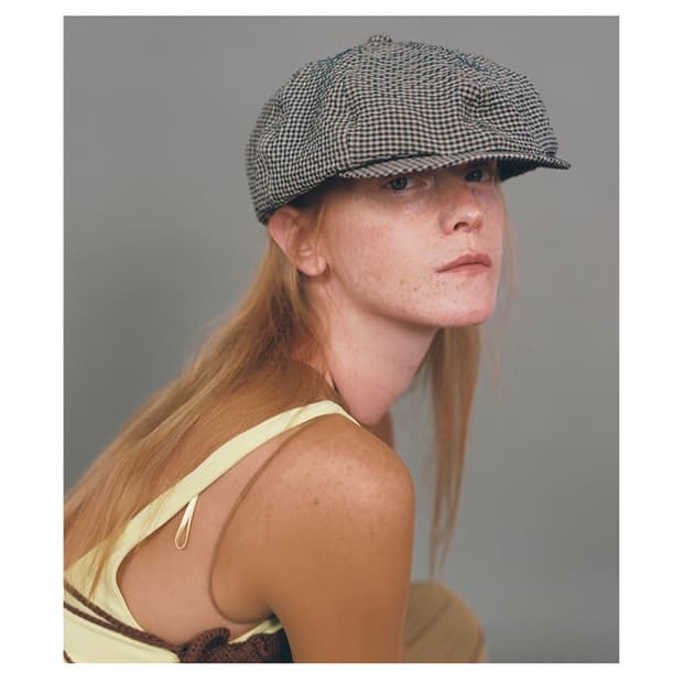 어썸니즈 뉴스보이캡 체크