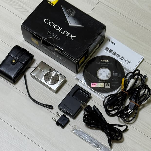 니콘 쿨픽스 S510 빈티지 디카 디지털카메라 실버
