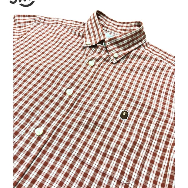 BAPE Cut & Collage check shirts
