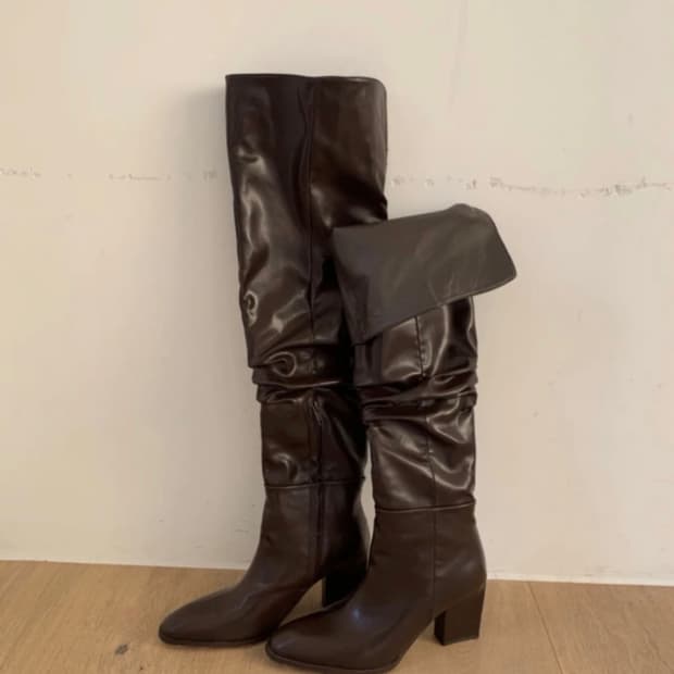 새상품 미착용 스젠 롱부츠