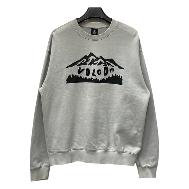 볼컴 오버핏 자수 로고 맨투맨 M