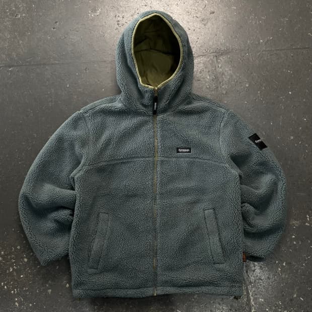 100 커버낫 리버시블 후리스 자켓 