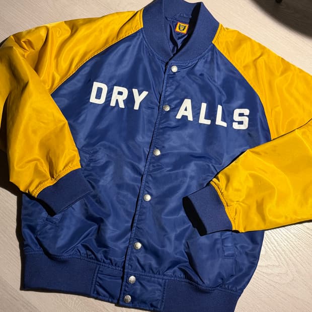 휴먼메이드 나일론 스타디움 자켓 블루