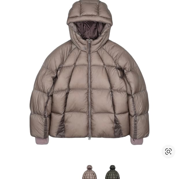 산산기어 셰이드 푸퍼 자켓 애쉬 핑크 1사이즈