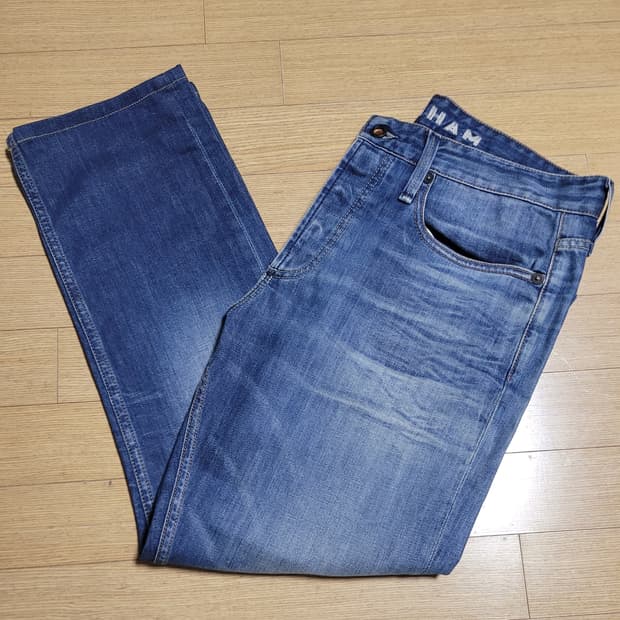 DENHAM 덴함 워싱청바지
