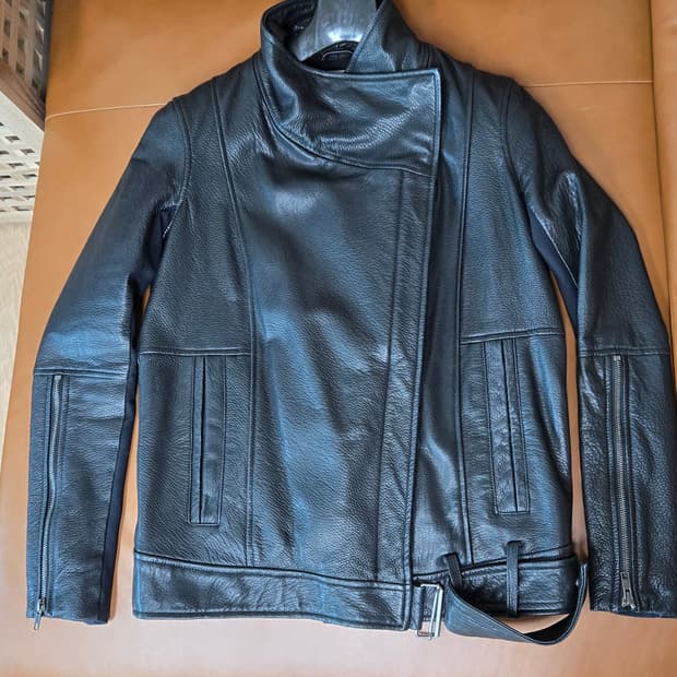 헬무트랭 램스킨 가죽자켓