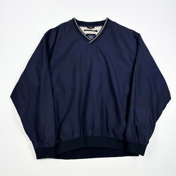VTG 빈티지 클래식 브이넥 웜업 네이비 L