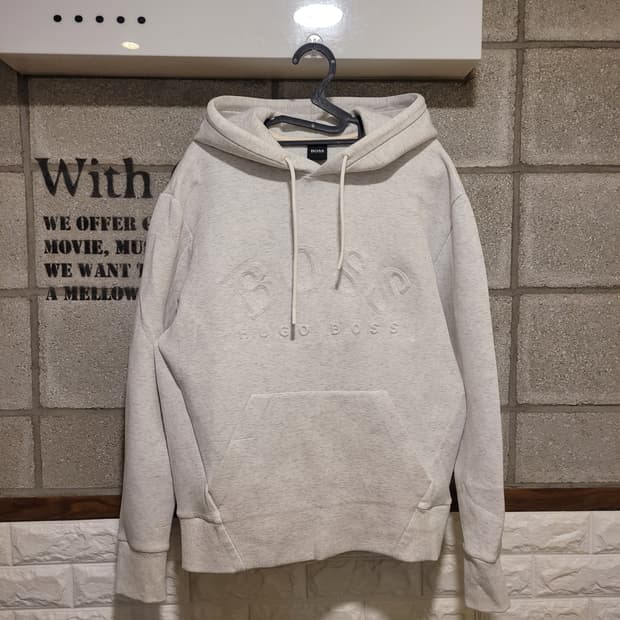 휴고보스 3D로고 후드 S