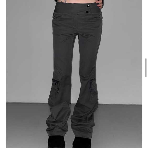 디에어타운 긱시크 포켓 부츠컷 팬츠