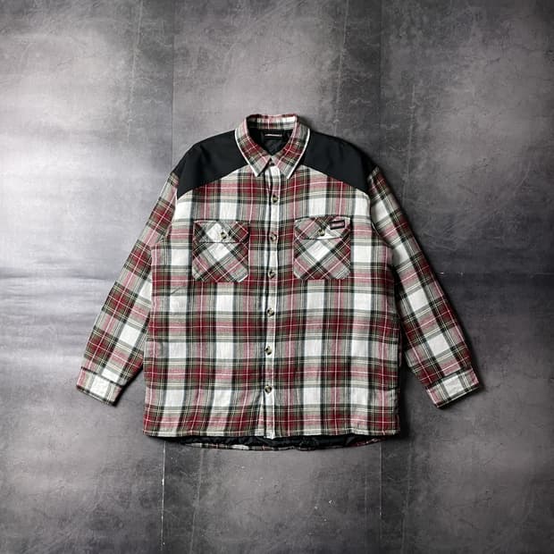 DICKIES 디키즈 빈티지 플란넬 체크 셔츠 자켓 A00806