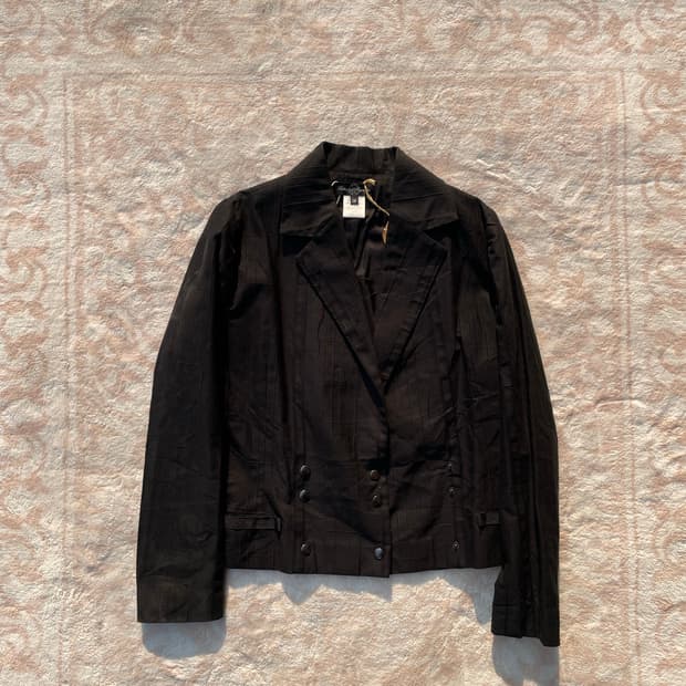 Tatsuya Kaneko Paris 크롭 더블 자켓