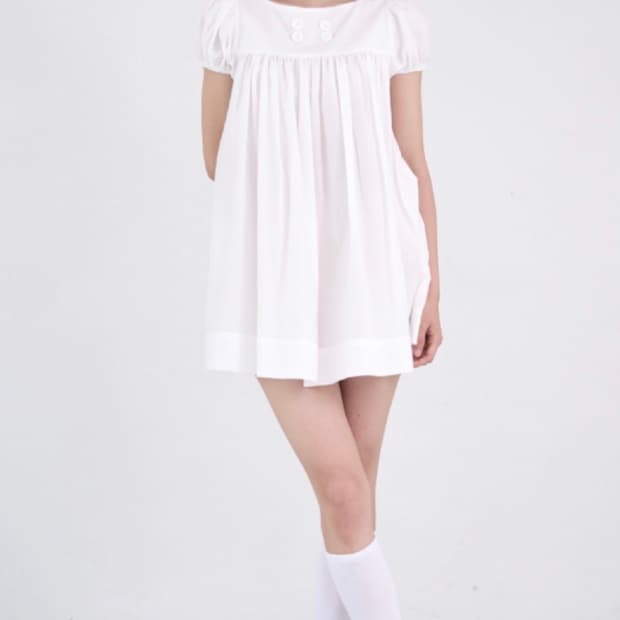 kanari 카나리 버튼 베이비돌 드레스