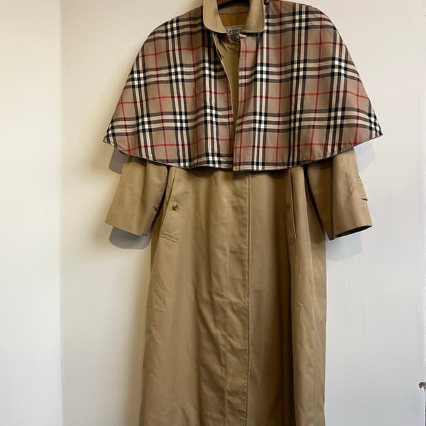Burberry cape coat