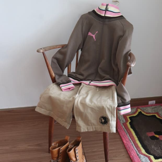 [Puma] Vintage Border Track Top