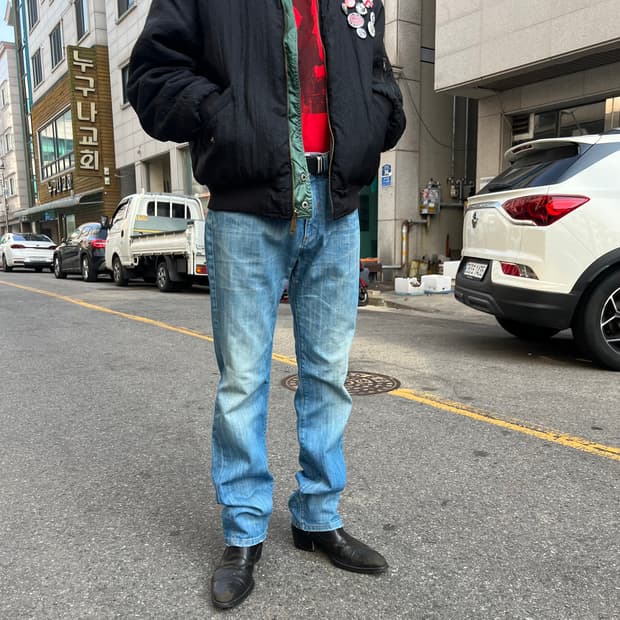 닐바렛 라이트 블루 워시드 진