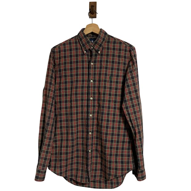 폴로 랄프로렌 체크 셔츠 S