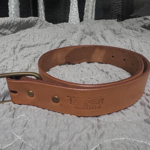 테너굿즈 스탠다드 벨트 내추럴 30인치