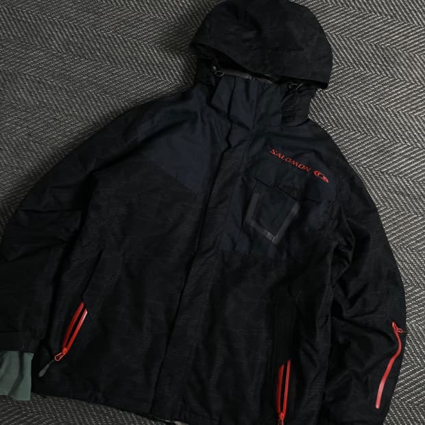 살로몬 올드스쿨 바람막이 점퍼y 3784