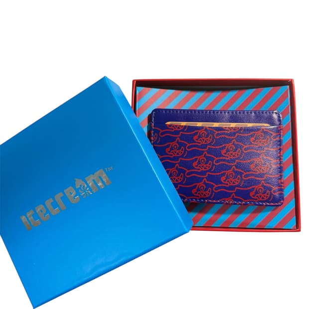 아이스크림 러닝독 레더 카드홀더