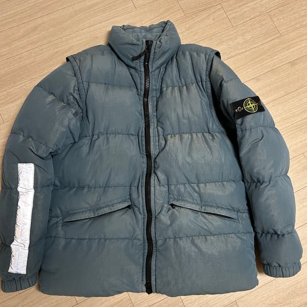 스톤아일랜드 COTTON METAL WATRO 패딩 XL