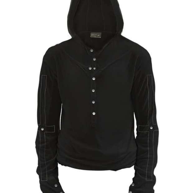 파이키 비액세스 크로스 레이어드후디 Cross Layered Hoodie
