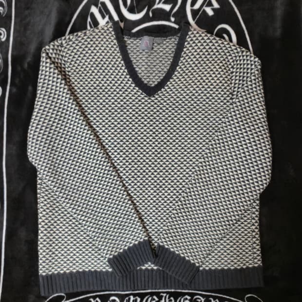 알마니익스체인지 램스울 니트