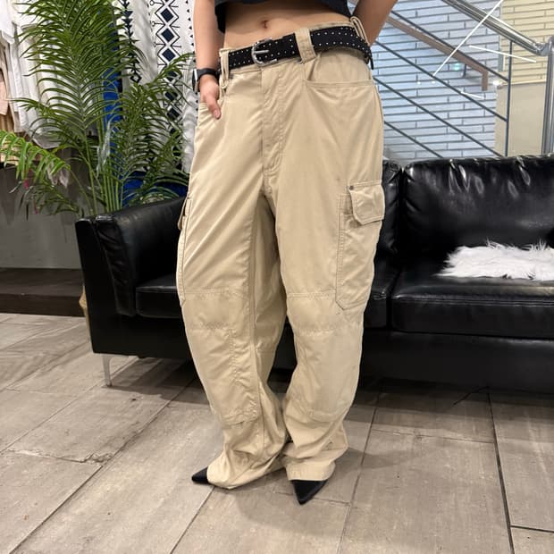 Vintage 와이드 핏 카고 팬츠