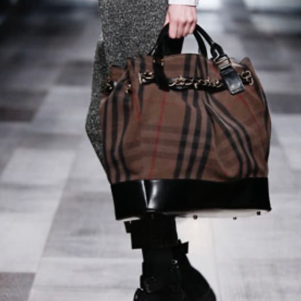 2000s Burberry Prorsum 버버리 노바체크 캔버스 숄더백