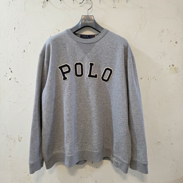 폴로 랄프로렌 그레이 로고 맨투맨 티셔츠 XL