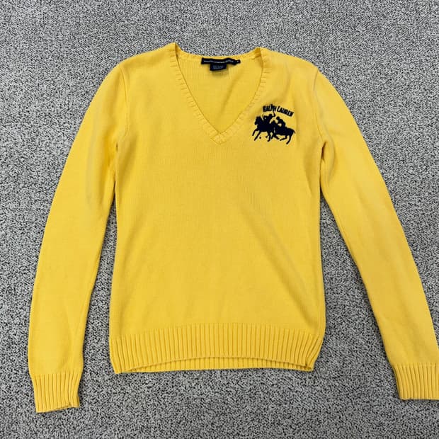 폴로 랄프로렌 브이넥 니트