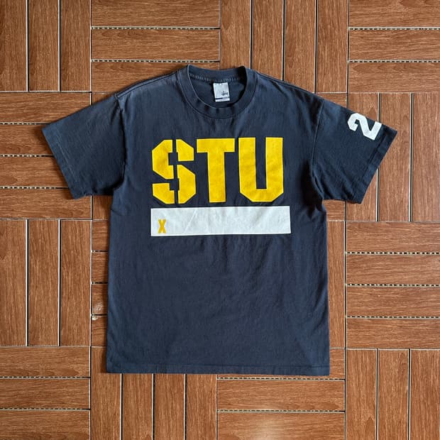 90’s Stussy usa made cotton 1/2 tee