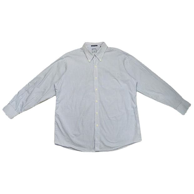 타미힐피거 콜리지에이트핏 체크 셔츠 XL