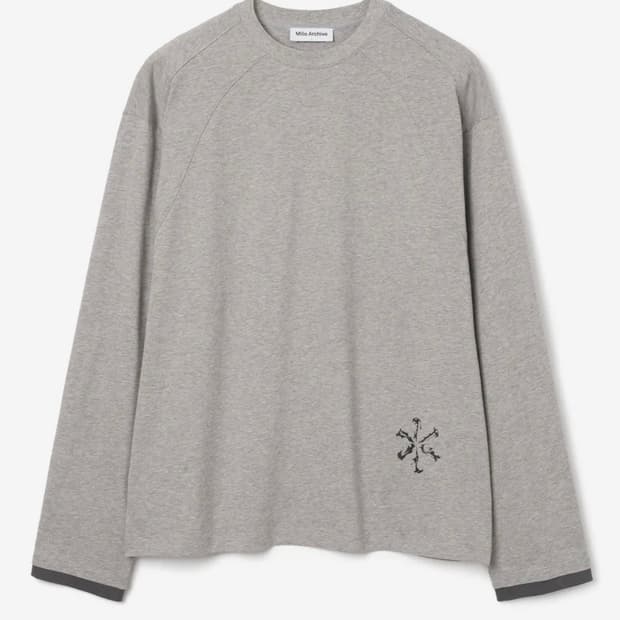 밀로아카이브 인시전 아이덴티티 롱 슬리브 [멜란지 그레이]