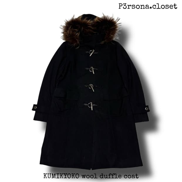 KUMIKYOKO wool duffle coat