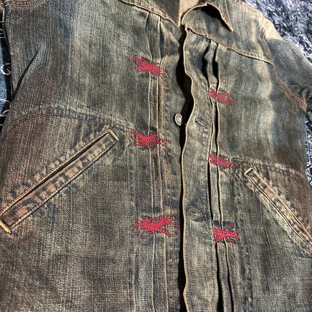 Mudwashed rare vkei jacket