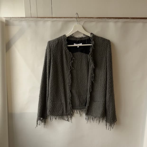 [IRO] Fringe Bouclé Jacket