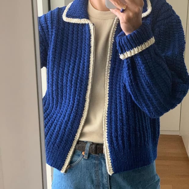 얼바닉 스코티쉬 인버알란 가디건 