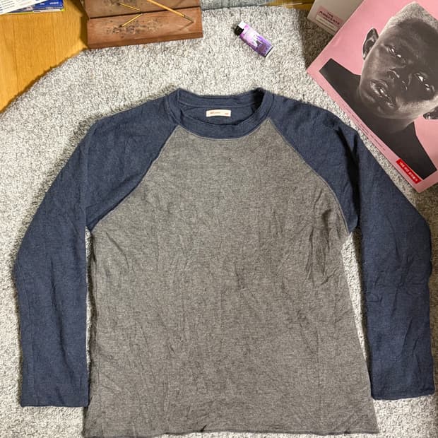 45rpm 리버시블 래글런 니트