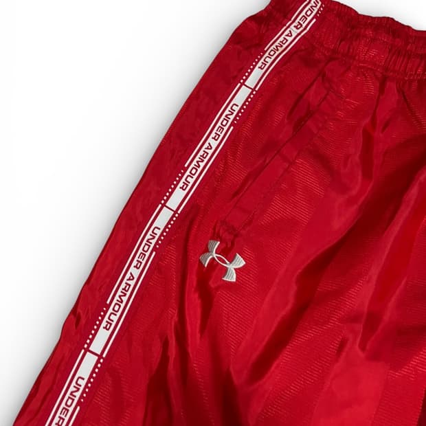 언더아머 레드 트랙 팬츠 28