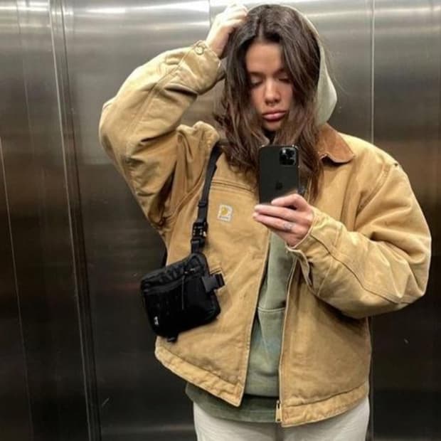 [02년산/최상급] 칼하트 산타페 자켓 J14 WET(위트) M사이즈