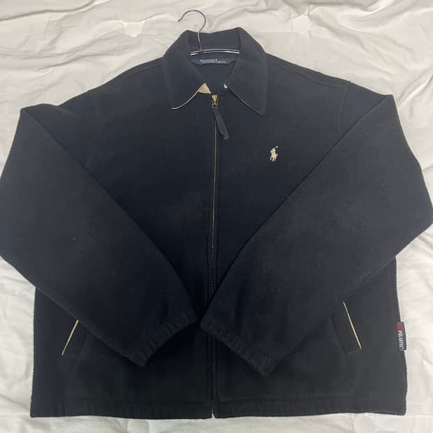 [M] 빈티지 랄프로렌 폴로 플리스 폴라텍 자켓 블랙 팝니다.